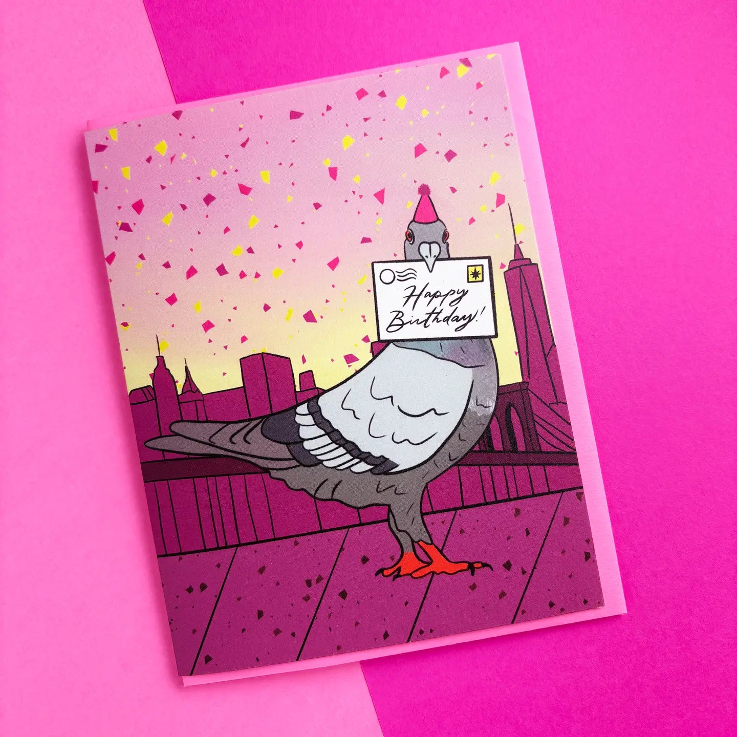 Greeting Card: Happy Birthday Pigeon