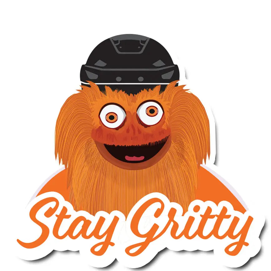 Flyers Gritty sticker "Stay Gritty"