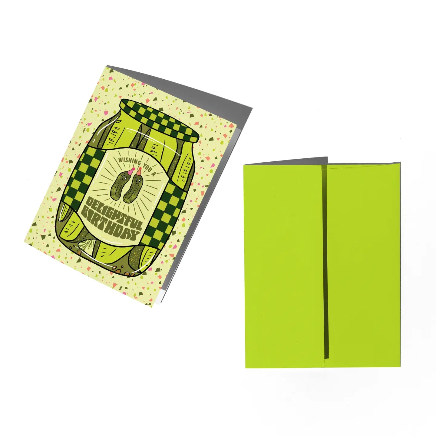 Greeting Card: Happy Birthday Pickle Jar
