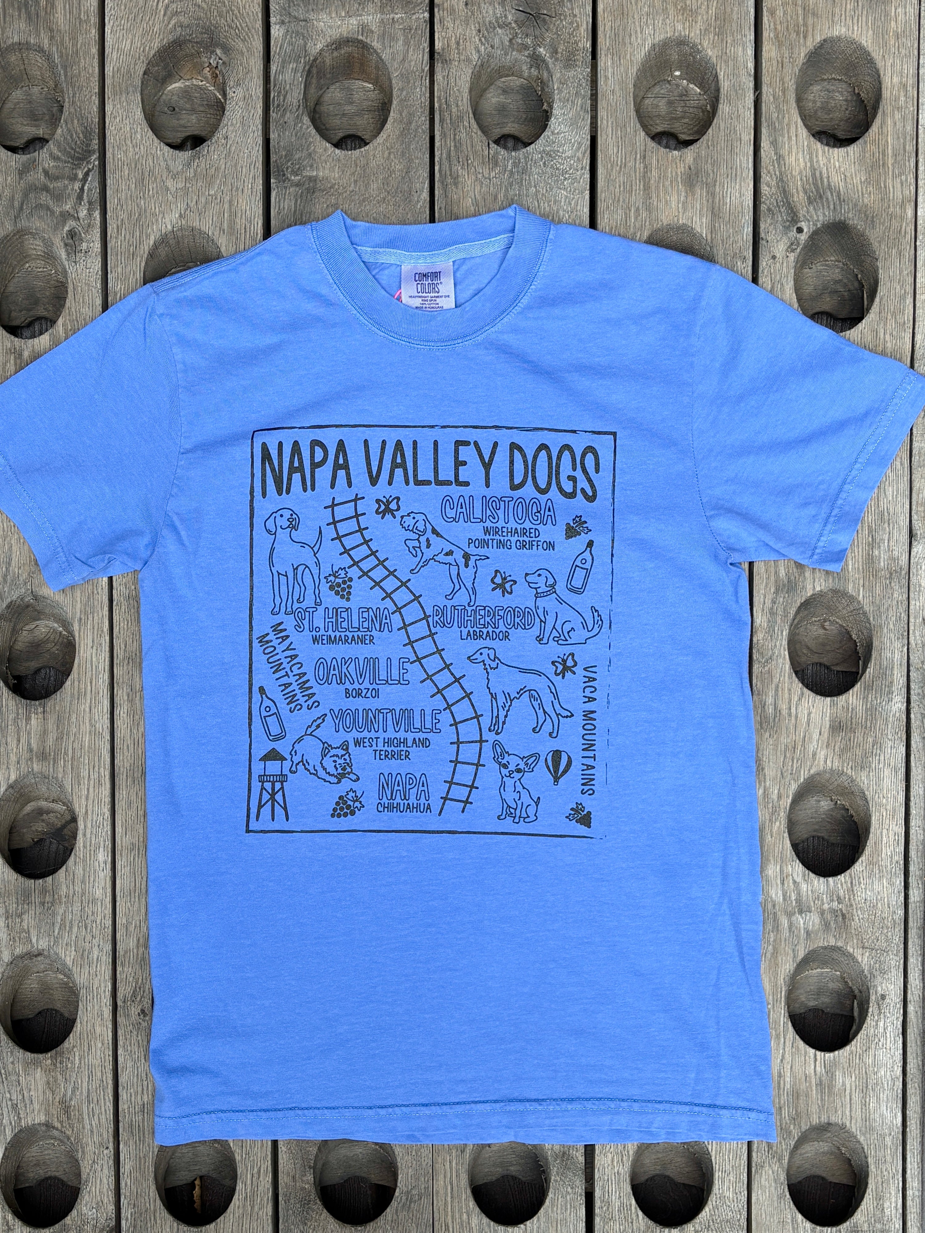 Napa Valley Dogs Tee