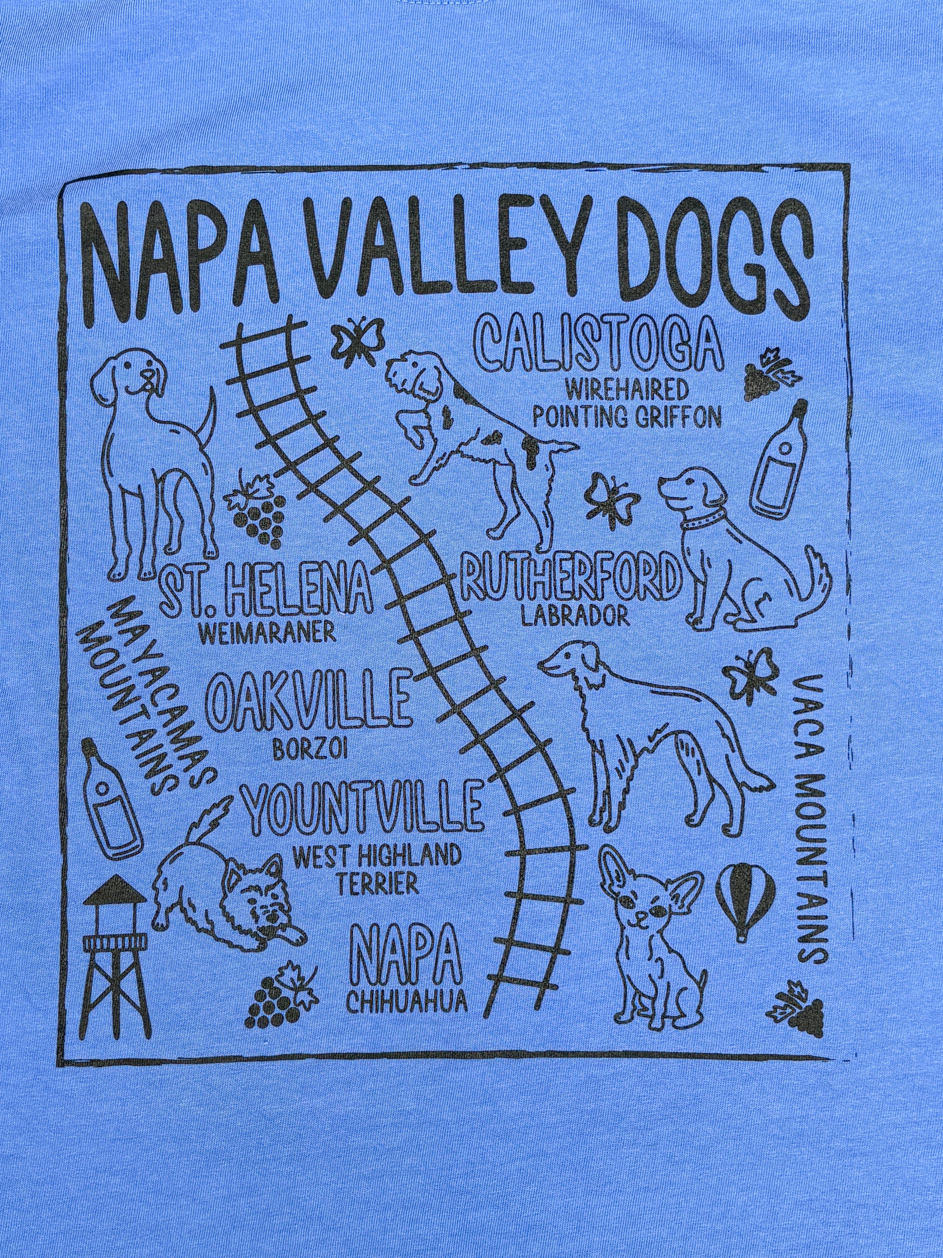 Napa Valley Dogs Tee