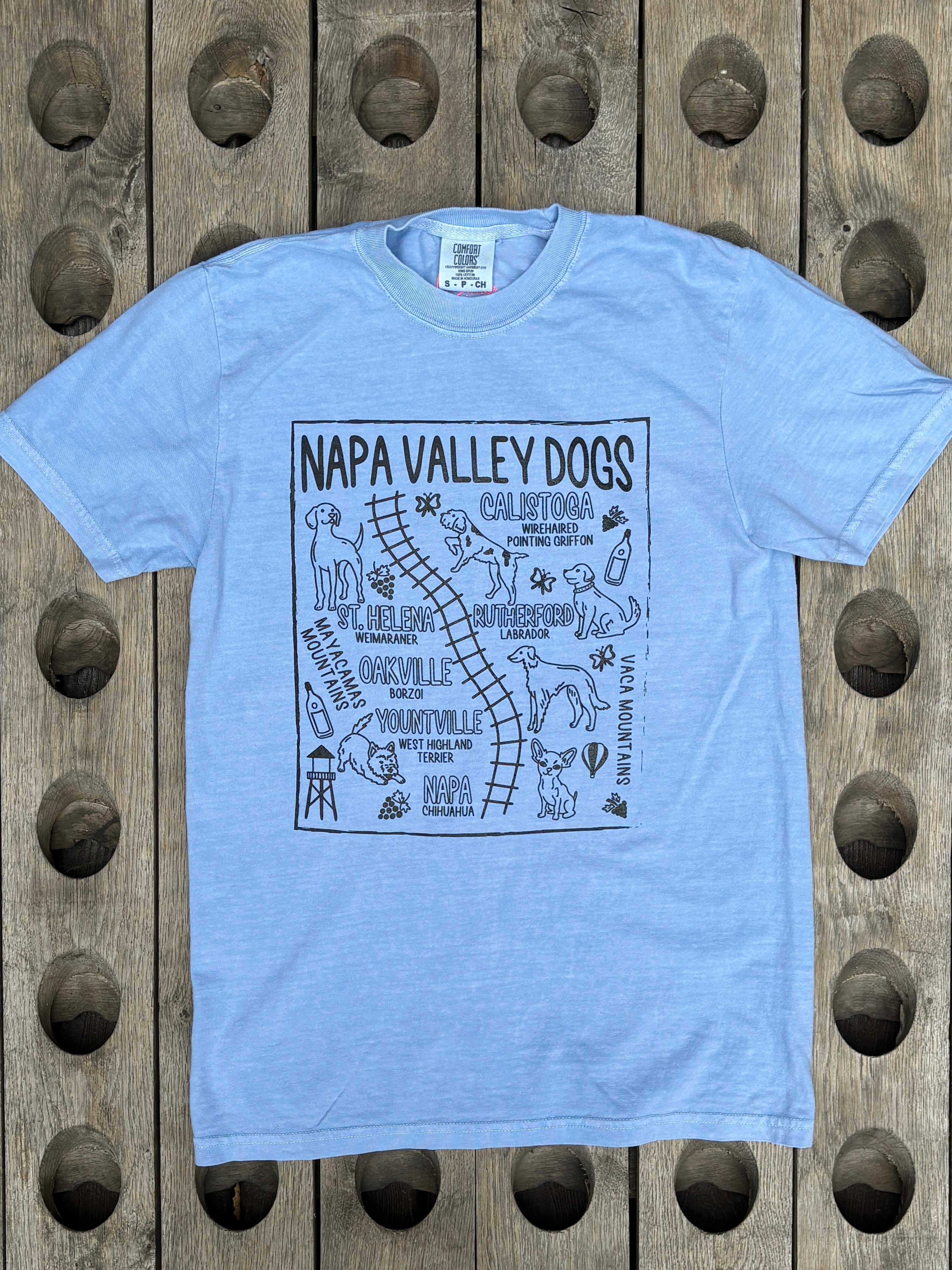 Napa Valley Dogs Tee