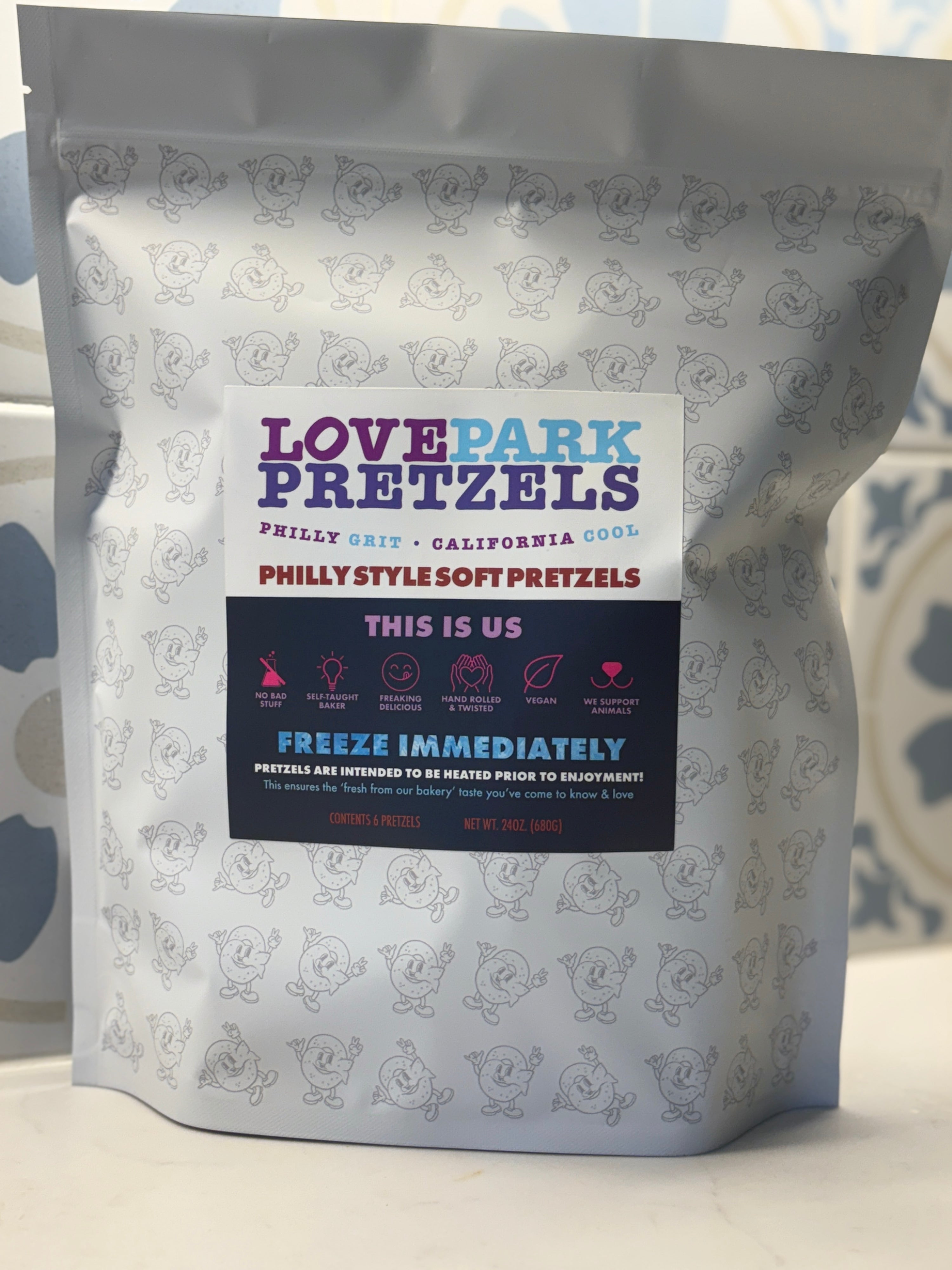 Love Park Pretzels Resealable Pouch