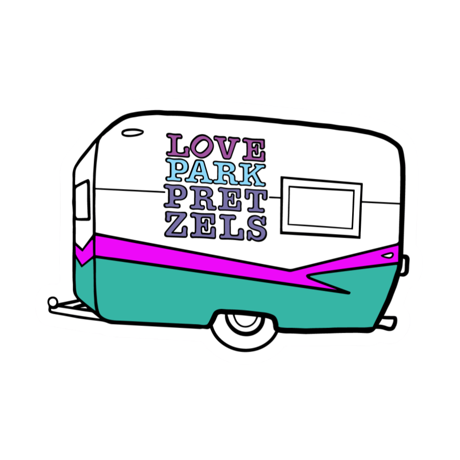 Love Park Pretzels sticker pack