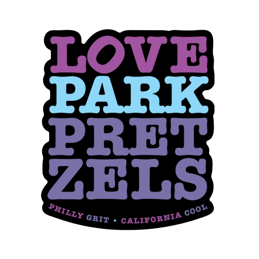 Love Park Pretzels sticker pack