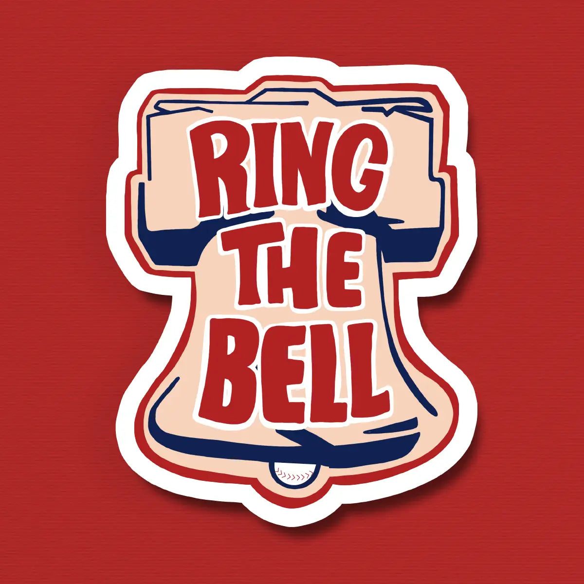 Philadelphia Phillies Ring the Bell vinyl sticker
