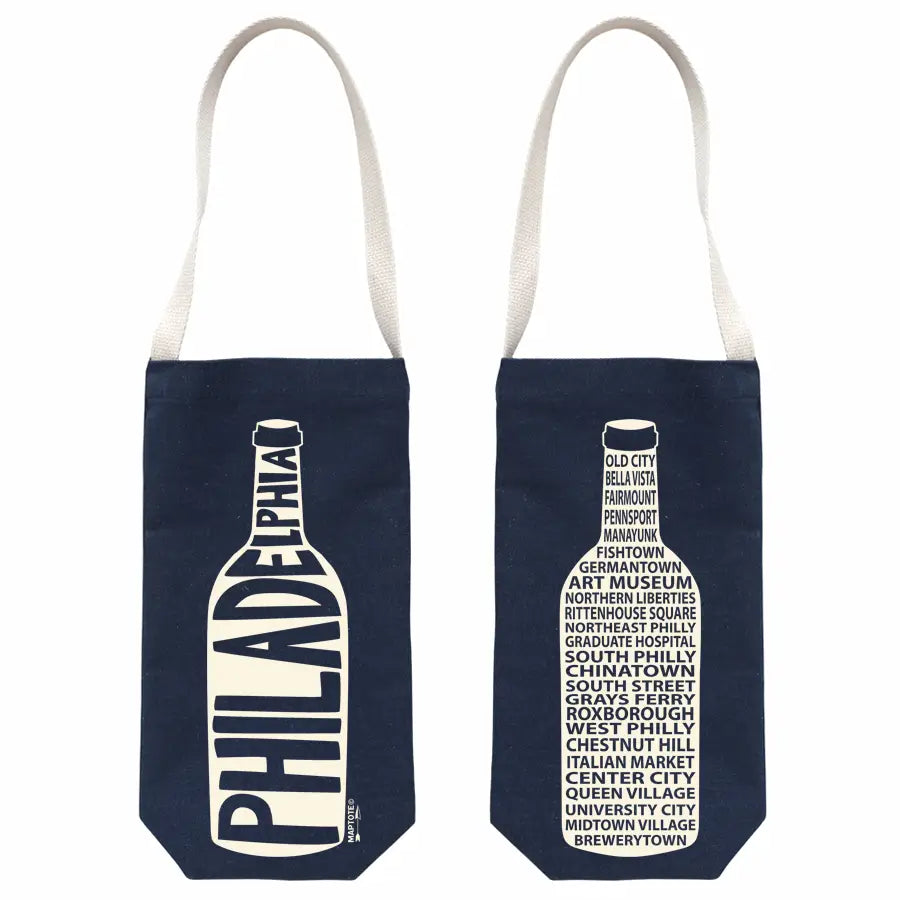 Philly Canvas Wine Tote