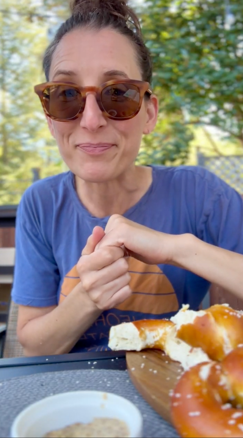 Video of secret to these sublime pretzels